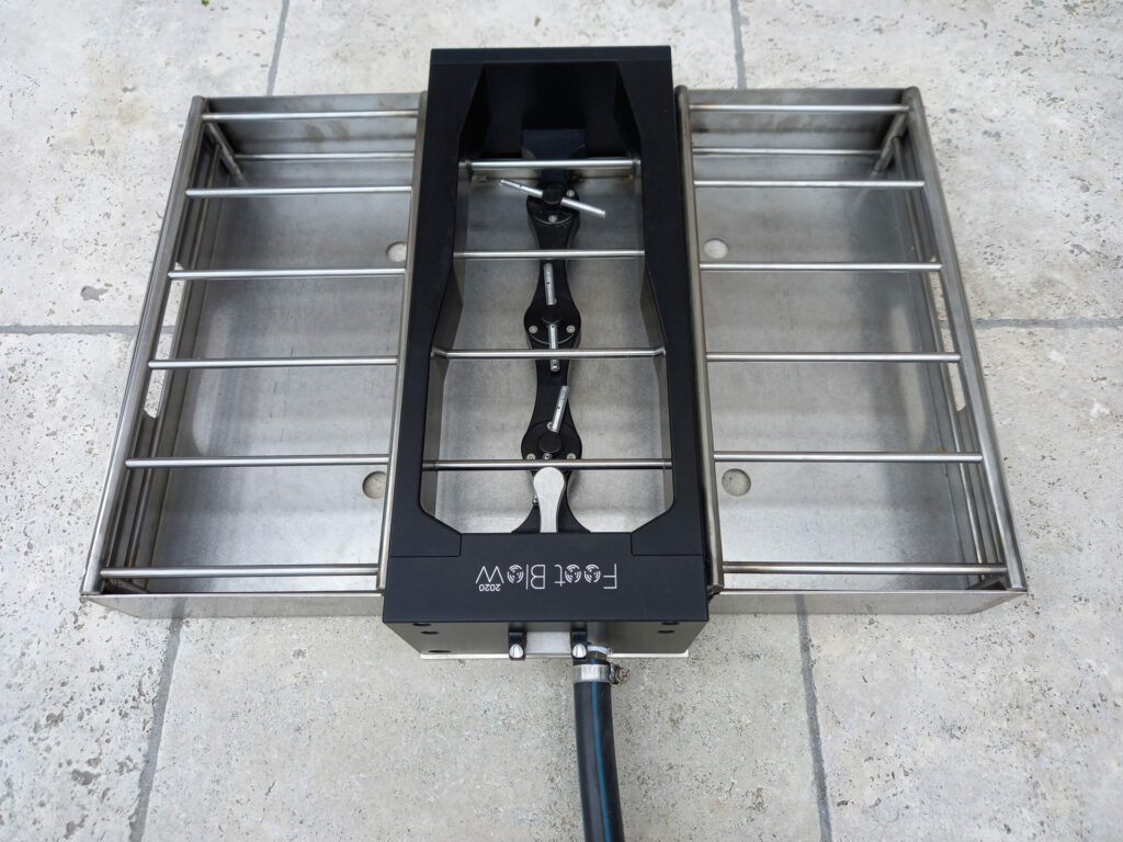 Foot-Blow sur bac de récupération 12 litres