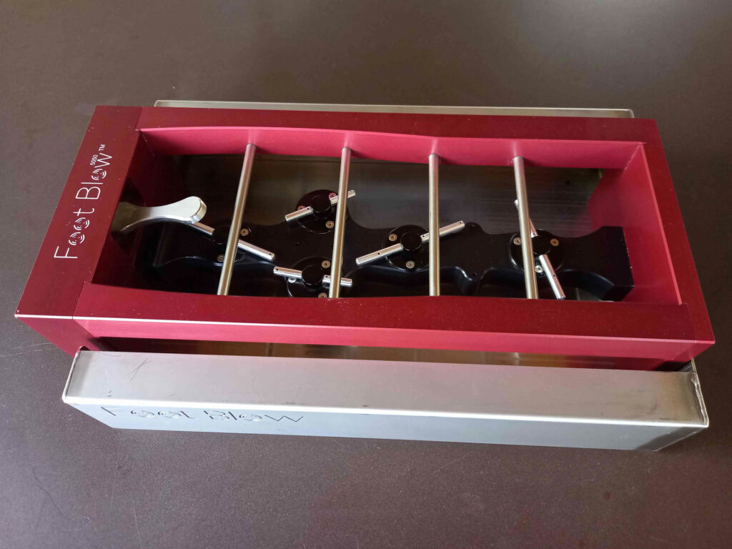 Foot-Blow sur bac de récupération 5L